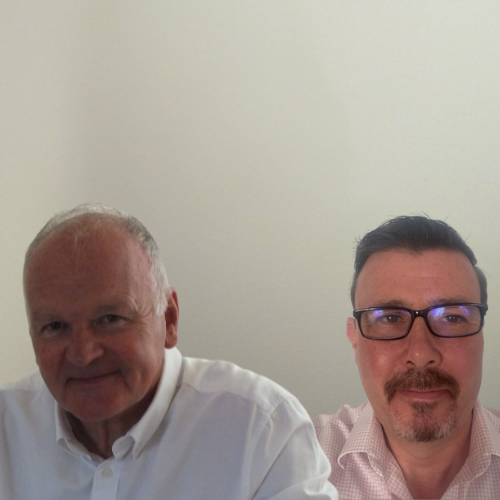 Robert Smith and Mark Johnstone